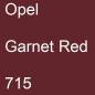 Preview: Opel, Garnet Red, 715.